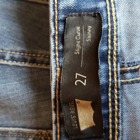 Levi's Revel Slight Curve Skinny Medium Wash - Size W27/L32 - Picture 7 of 12